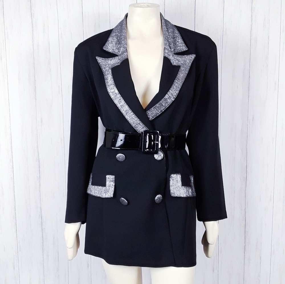 Vintage oversized double breasted blazer